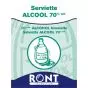 70% vol alcohol towelette Ront 23060, 100 pieces pack