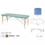 Ecopostural adjustable height massage couch, with tendor cable C3211