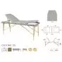 Ecopostural adjustable height massage cable table, C3213M61