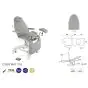 Gynecology electric chair with armrests Ecopostural C3565M41