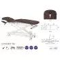 Electric massage table variable height Ecopostural C7530