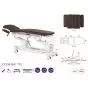 Electric massage table variable height Ecopostural C7530