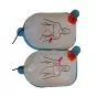 Pair of pediatric electrodes for Defibtech Trainer  Defibrillator