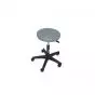 Stainless steel stool 5 casters Holtex