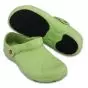 Light green women's Globule Pro clogs Schu'zz