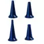 Reusable speculums (Blue) Heine for Otoscope Alpha+