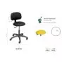 Ecopostural swivel stool with backrest Ecopostural S2609