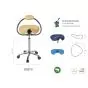Ecopostural DERBY stool with chromium-plated base and backrest Ecopostural S5672