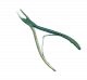 Gouge forceps Friedman, simple articulation, curve, 14 cm x 3 mm Holtex