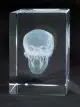 MEDart™ Glass Block Skull MAA20G