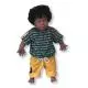 Solomon - Down's Syndrome Doll (Trisomy 21), African Male W11203