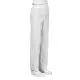 Woman's medical trousers Pliki white pique Mulliez