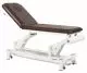 Ecopostural 2 section electric table with circular rail foot control C3533