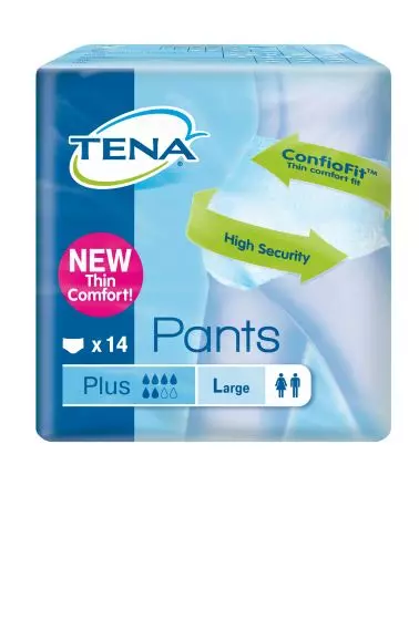 TENA Pants Plus Large Pack of 14