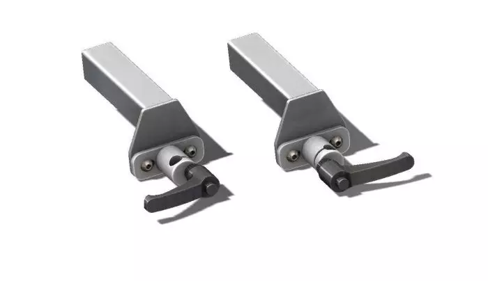 Pair of clamps for Ovalia 326/426/437/900 Carina ACC 76
