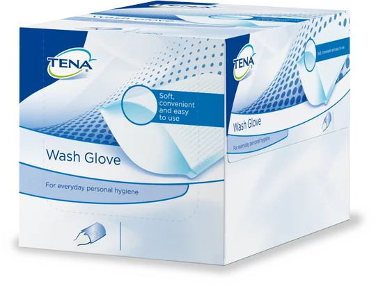 Unplasticized TENA Wash Glove 200 pieces