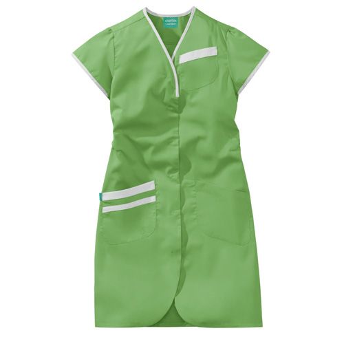 Women scrub DAPHNEE 8PMC00PC Apple Green / White for S