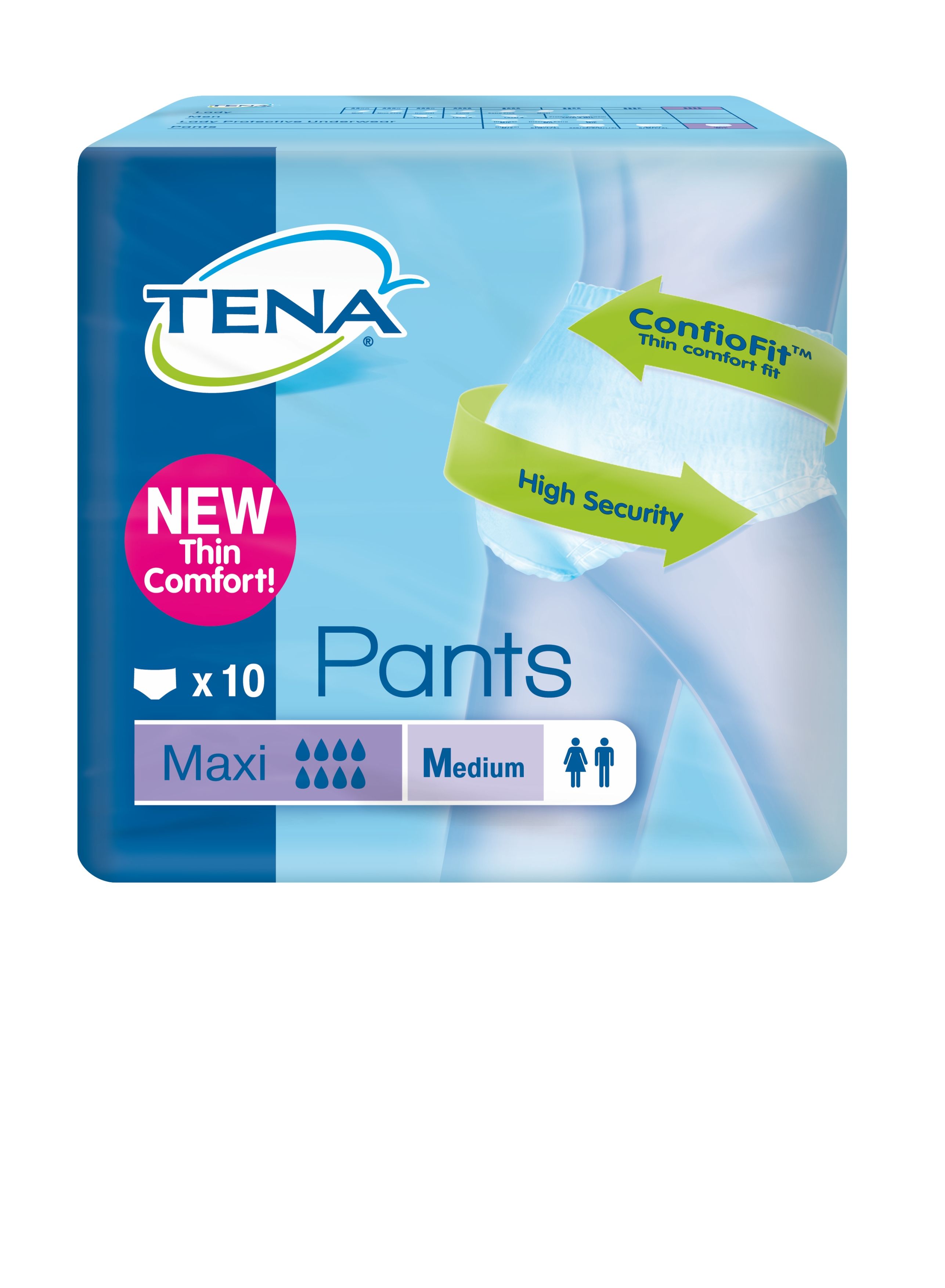 Tena Pants Maxi Large 10 Pants | Allcures