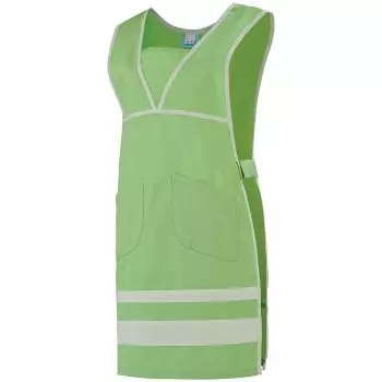 Chasuble Woman Melie 8CHC00PC Apple Green / White