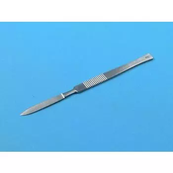 Fixedscalpel , flat handle, 17 cm, 50 mm concave blade Holtex