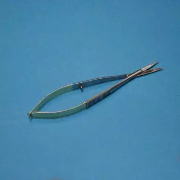 Noyes scissors, straight, 12 cm, tungsten