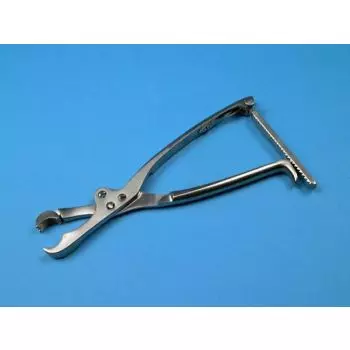 Forceps Lambotte straight with rack 26 cm holtex