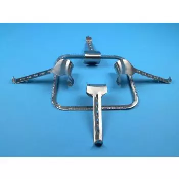 Abdominal Retractor Kirschner,  frame with 4 valves holtex