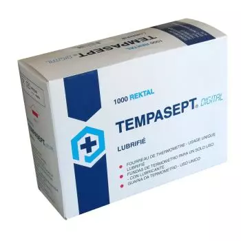 cover  for Electronic thermometer Tempasept, lubricated, box of 1000 pieces