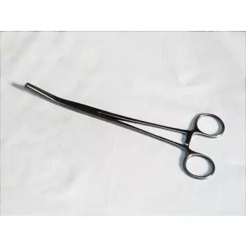 Clip for peritoneum Bonney, 21 cm, curved Hotlex