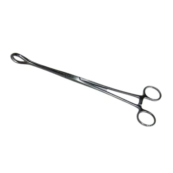 De Bakey clamp for  tissue,  Autraumatiques oval jaws 20 mm, 25 cm Holtex