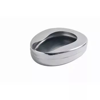 Bedpan round stainless Holtex