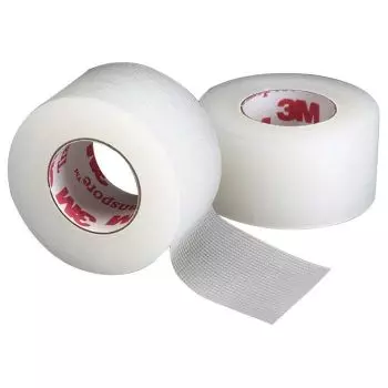 1 Box of plastic tape 3M micro-perforated Transpore