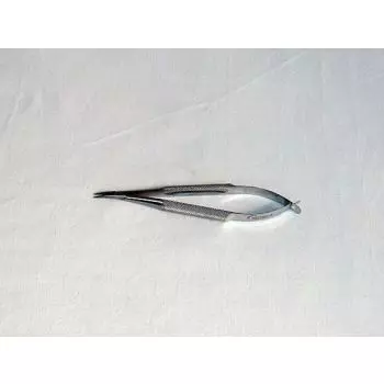 Barraquer Needle Holder, curved 11.5 cm Holtex
