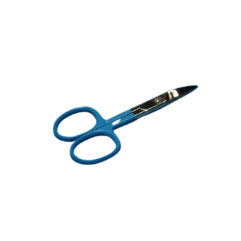 Nail scissors Baby 9 cm blue curve