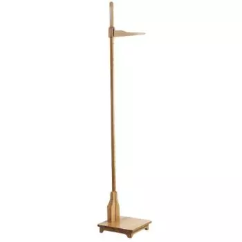 wooden mesuring rod, pedestal base Comed