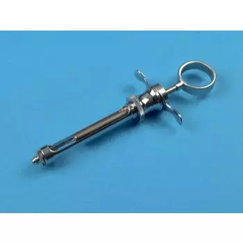 Syringe with cartridge, side loading, suction with 1.8 cc Holtex