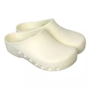 White unperforated surgical clogs Mediplog 
