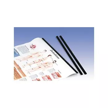 Rods for charts, black, pair, 50 cm VR999B