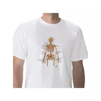 Anatomical T-Shirt Skeleton, XL W41011