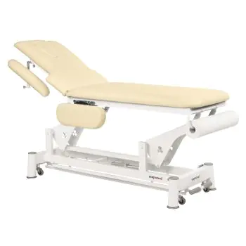 Electric Massage Table in 2 parts with peripheral bar Ecopostural C5584