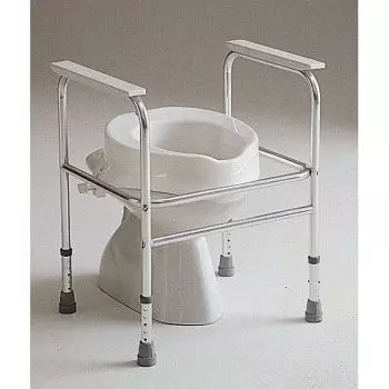 Aluminium toilet frame chair Adeo Invacare