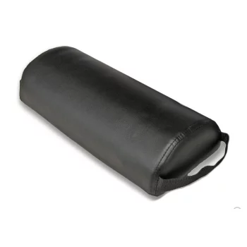 Mediprem black short half roll bolster massage cushion 