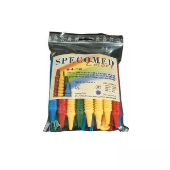 Box of 400 coloured otoscope tips 2,5 mm