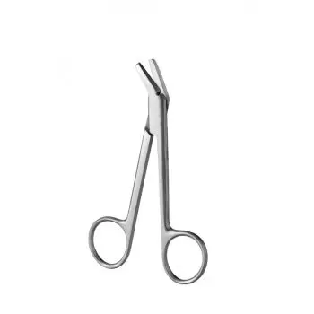 Crown scissors, universal, notched 10 cm holtex