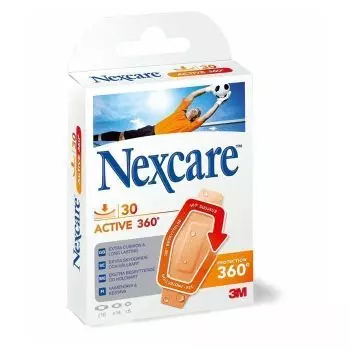 Anti-shock 3M Nexcare Active Bandages washable 360 Box of 30