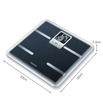 Glass diagnostic scale Beurer Beurer BG 40 Negro