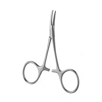 Micro forceps curved Halstead Holtex 10 cm