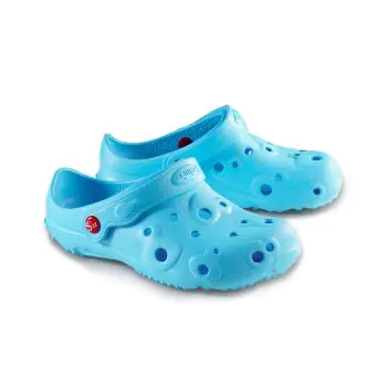 Sky blue women's Globule clogs  