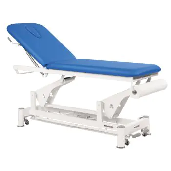 Ecopostural 2 section table, with circular rail foot control C3551