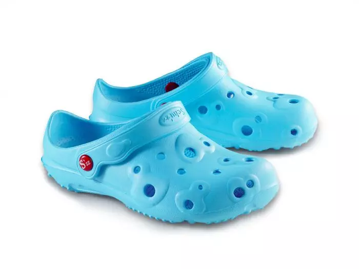 Sky blue women's Globule clogs  